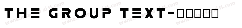 the group text字体转换